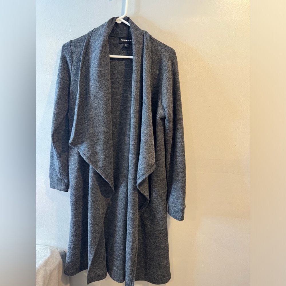 Fifteen Twenty   Cardigan Women's Size Small, Gray